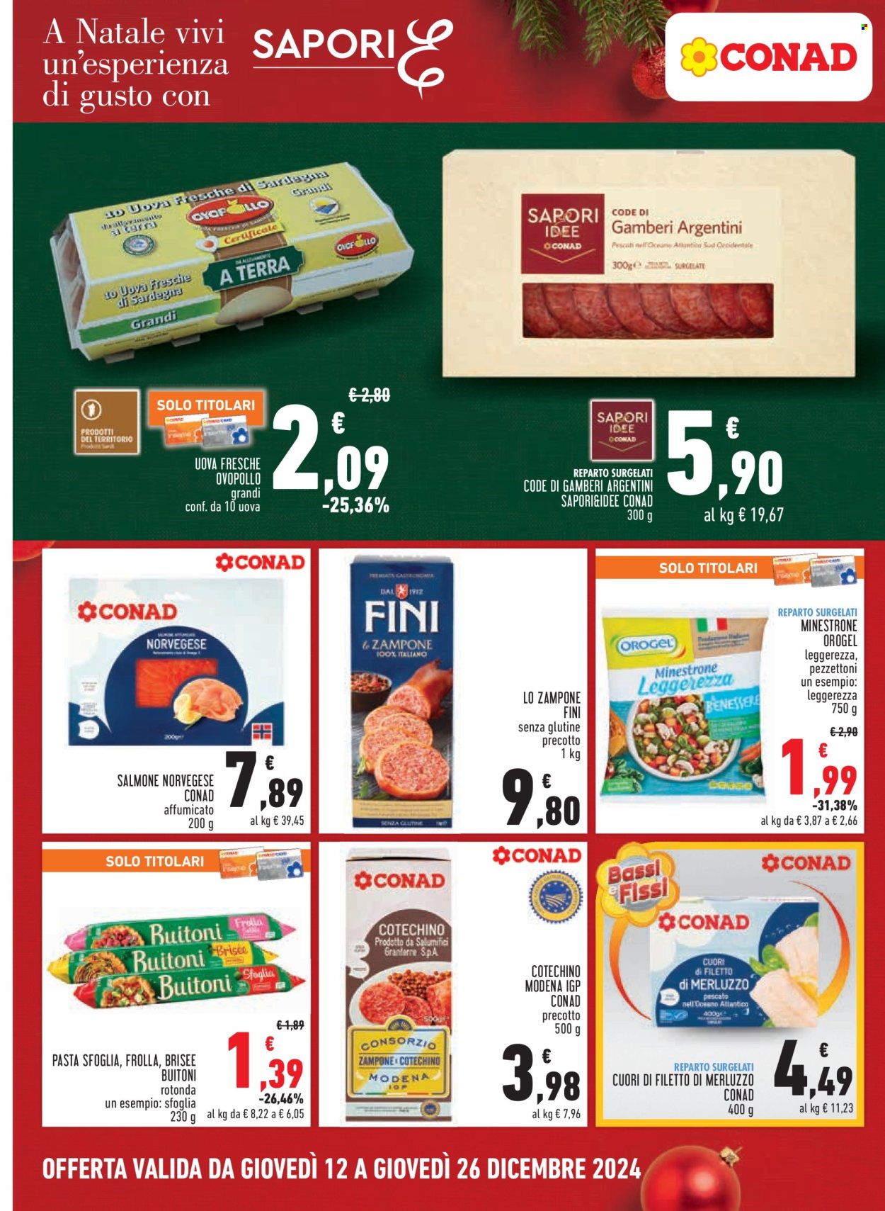 Volantino Conad - 12/12/2024 - 26/12/2024. Pagina 1