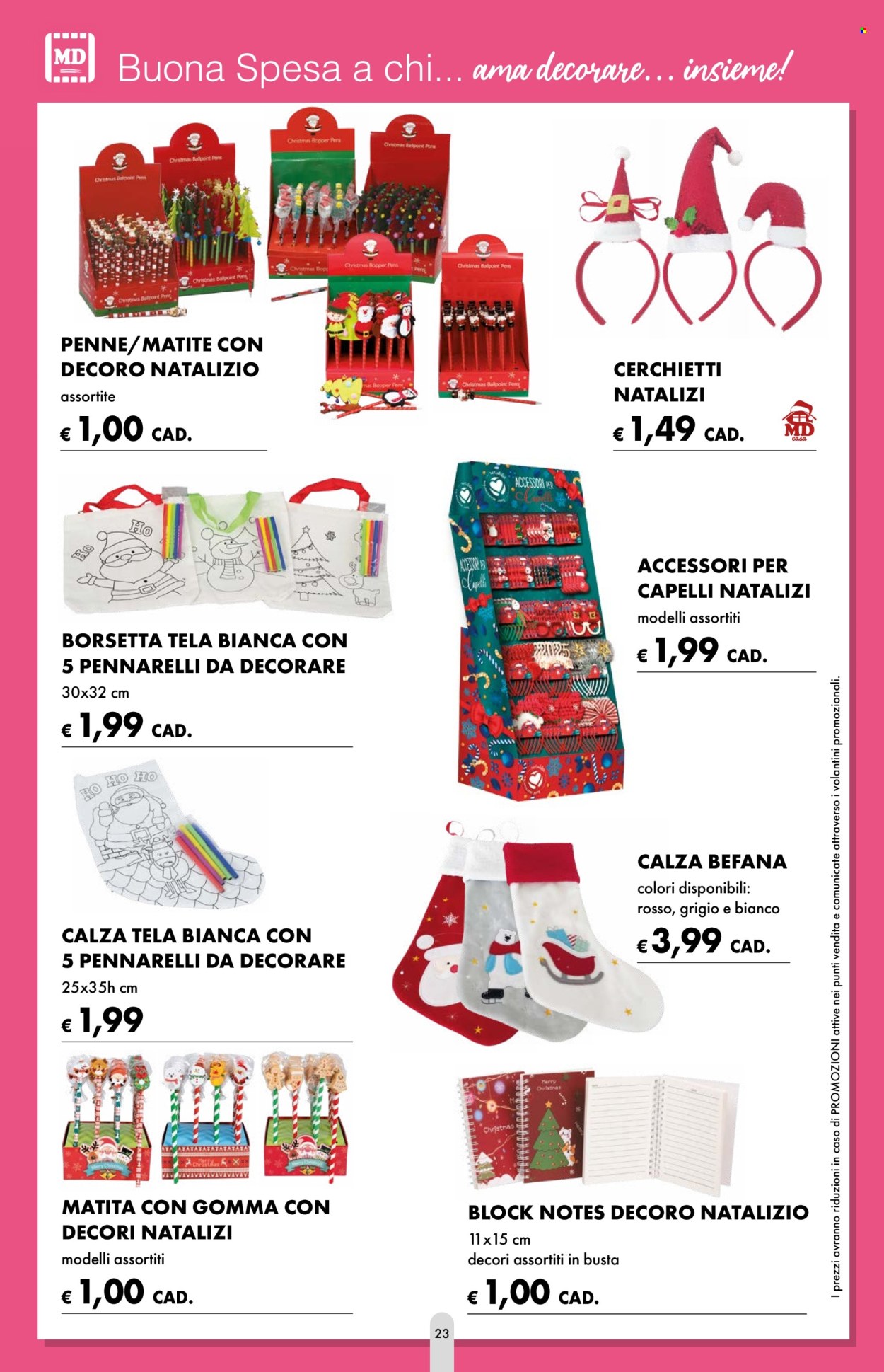 Volantino MD Discount. Pagina 1