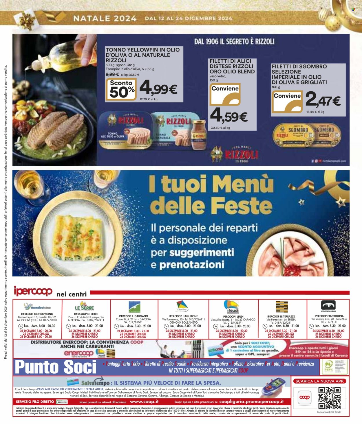 Volantino Coop - 12/12/2024 - 24/12/2024. Pagina 1