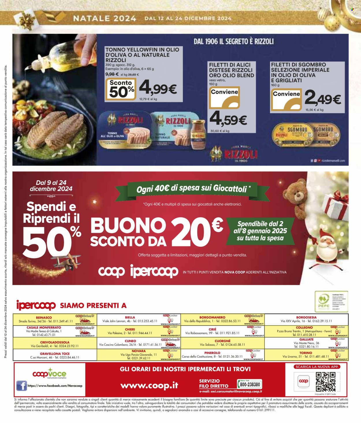 Volantino Coop - 12/12/2024 - 24/12/2024. Pagina 1