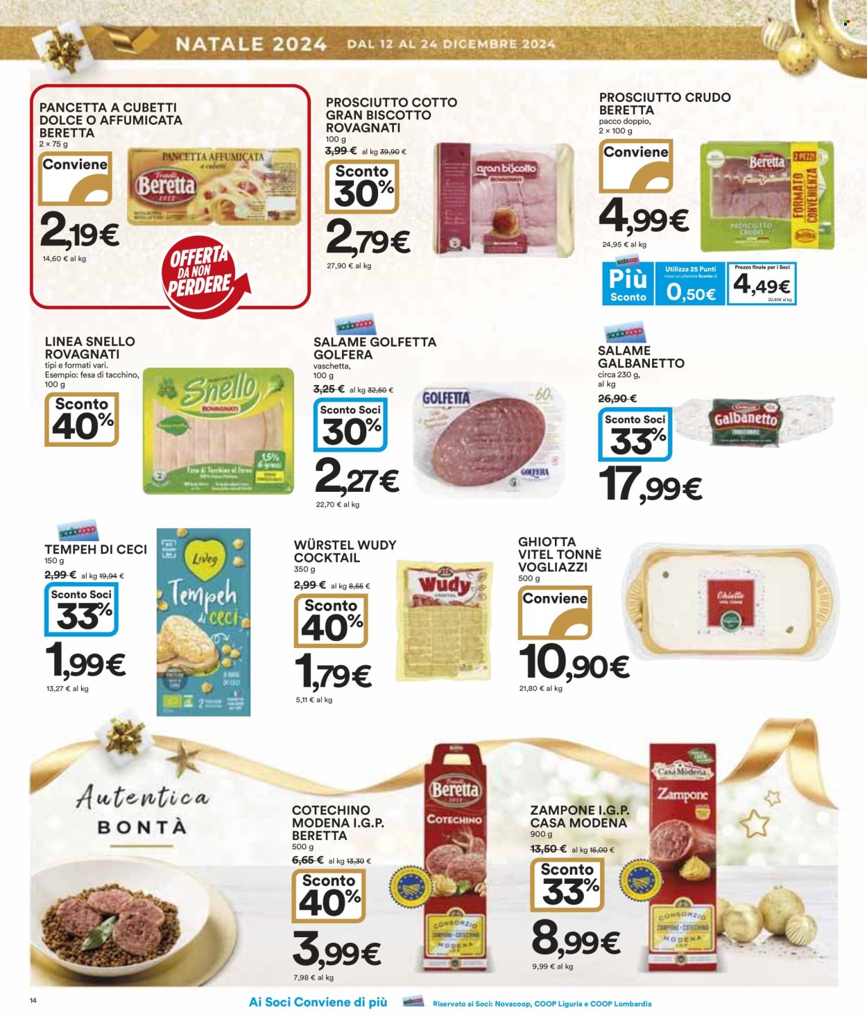 Volantino Coop - 12/12/2024 - 24/12/2024. Pagina 1