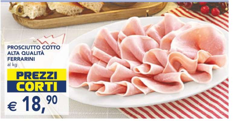 Prosciutto Cotto Alta Qualità Ferrarini