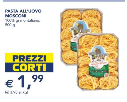 Pasta all'Uovo Mosconi