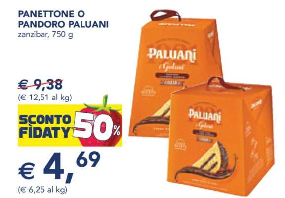 Panettone o Pandoro Paluani