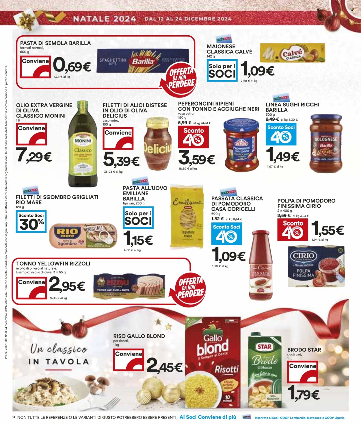 Volantino Coop - 12/12/2024 - 24/12/2024. Pagina 1