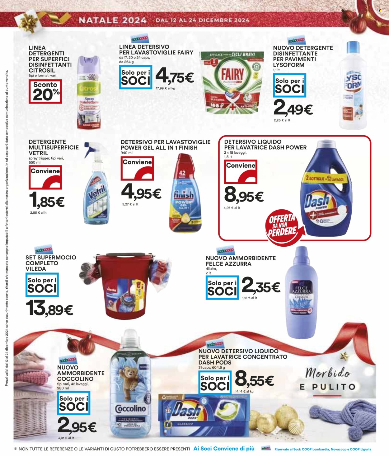 Volantino Coop - 12/12/2024 - 24/12/2024. Pagina 1