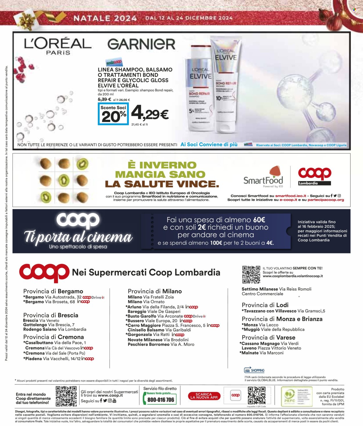 Volantino Coop - 12/12/2024 - 24/12/2024. Pagina 1