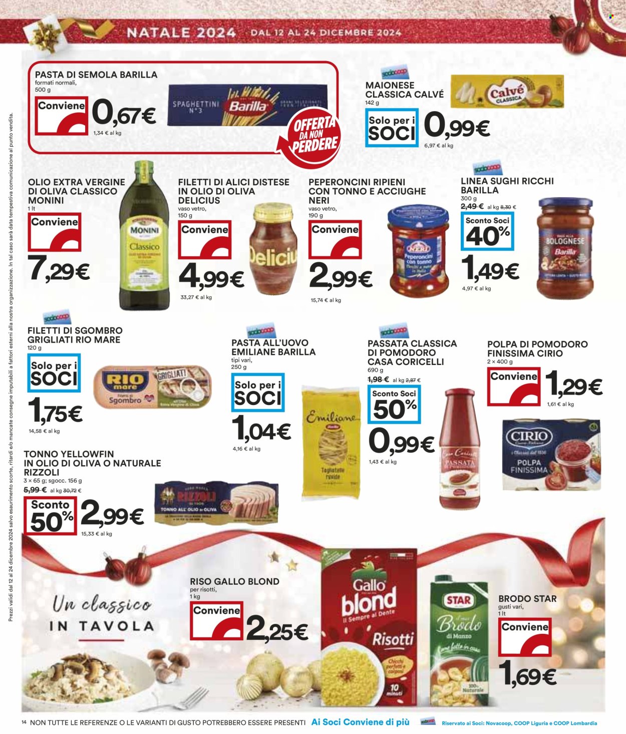 Volantino Coop - 12/12/2024 - 24/12/2024. Pagina 1