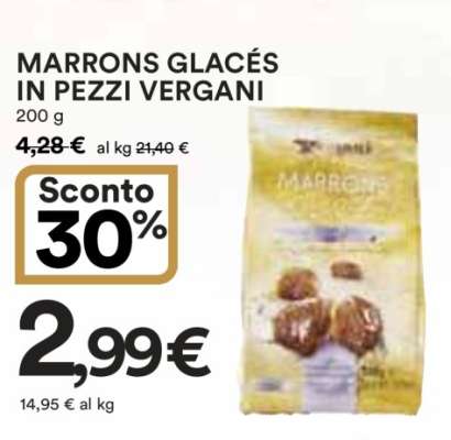 Marrons Glacés in Pezzi Vergani