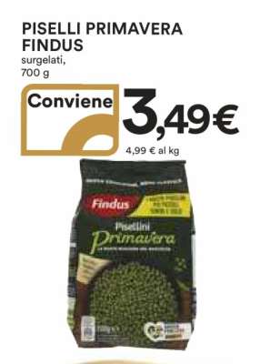 Piselli Primavera Findus