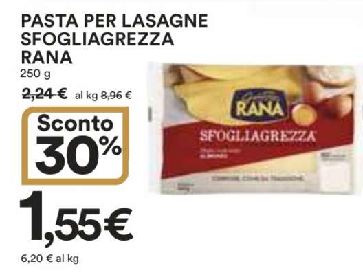 Pasta per Lasagne Sfogliagrezza Rana