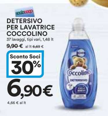 Detersivo per Lavatrice Coccolino