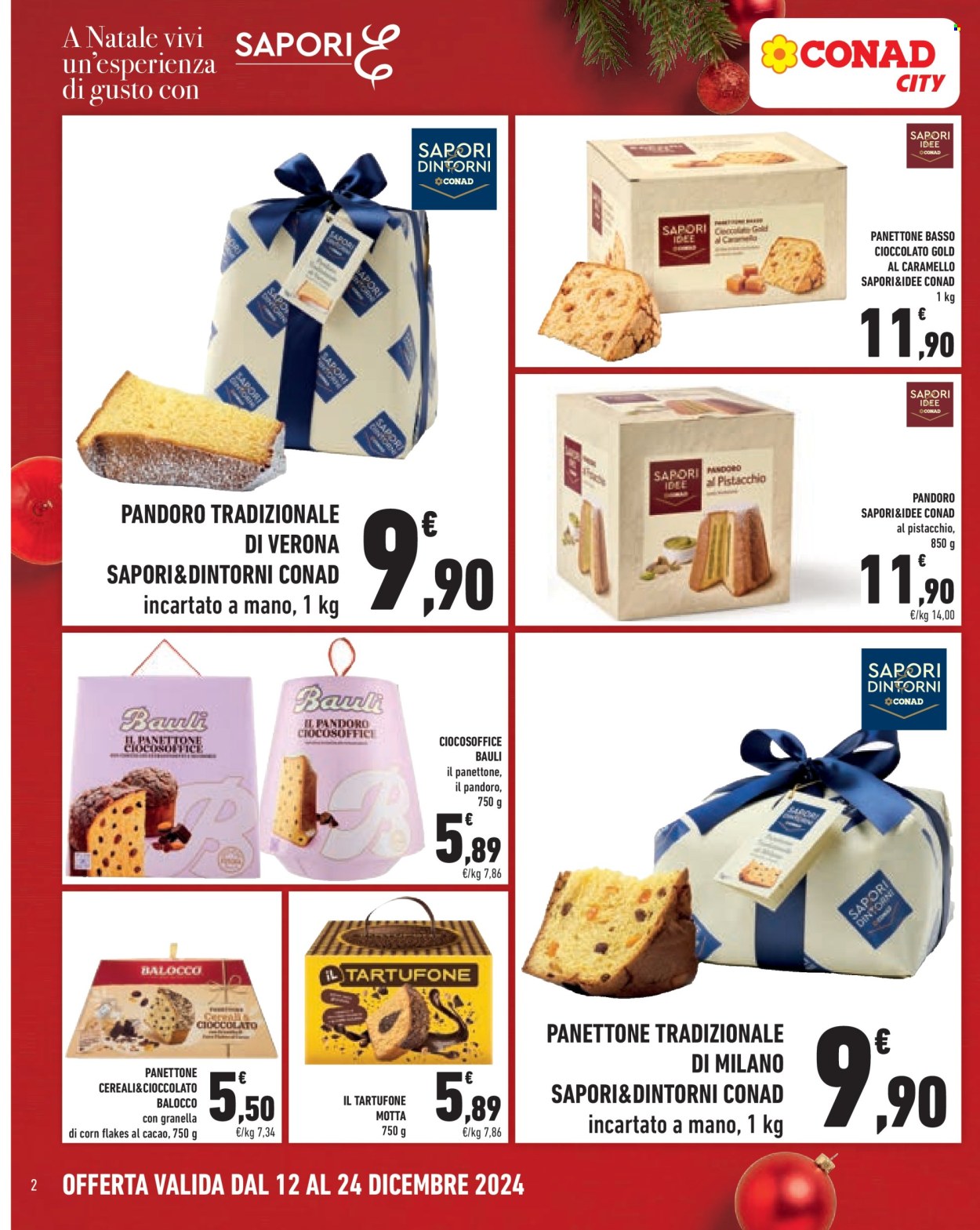 Volantino Conad City - 12/12/2024 - 24/12/2024. Pagina 1