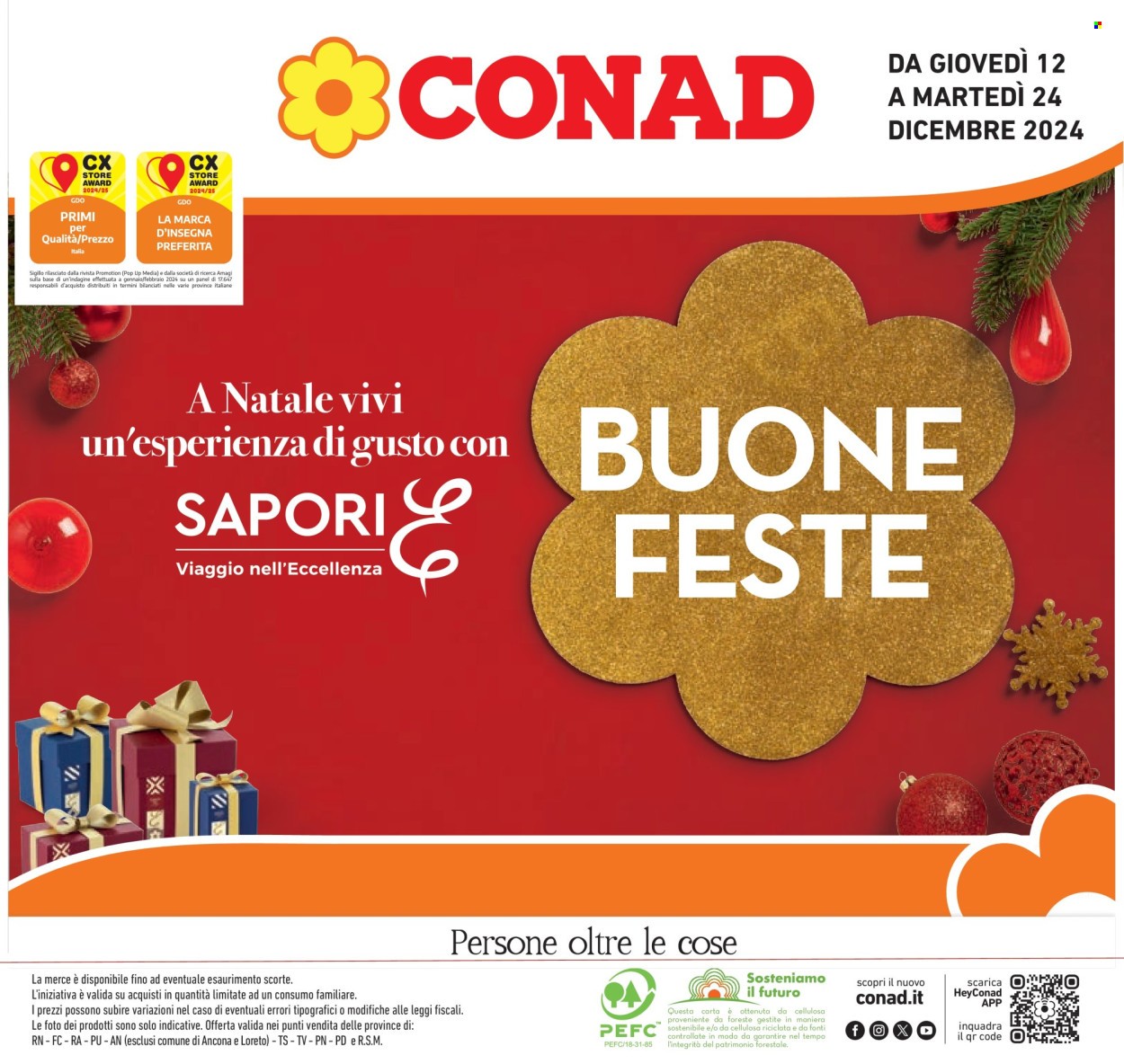 Volantino Conad - 12/12/2024 - 24/12/2024. Pagina 1