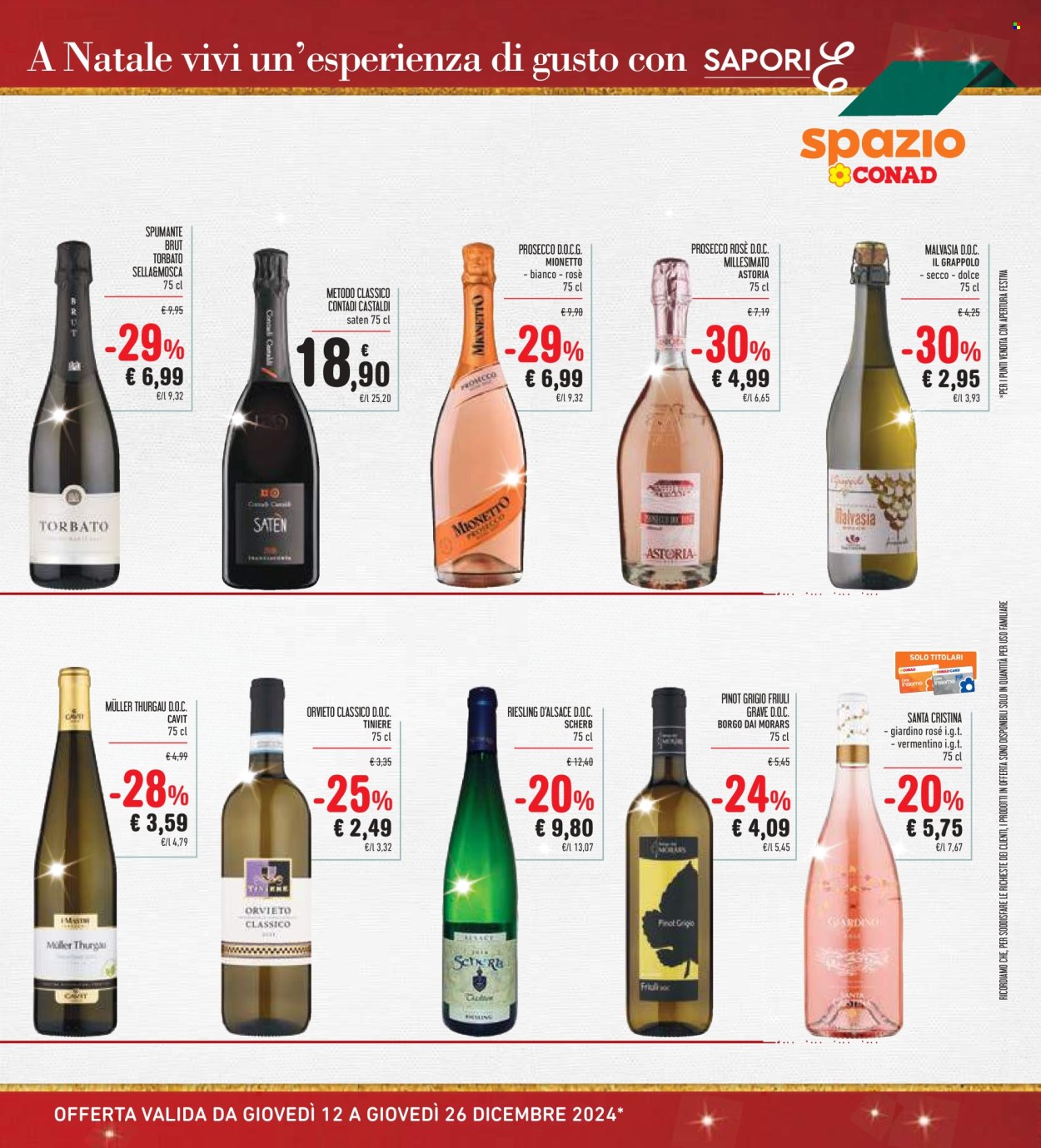 Volantino Spazio Conad - 12/12/2024 - 26/12/2024. Pagina 1