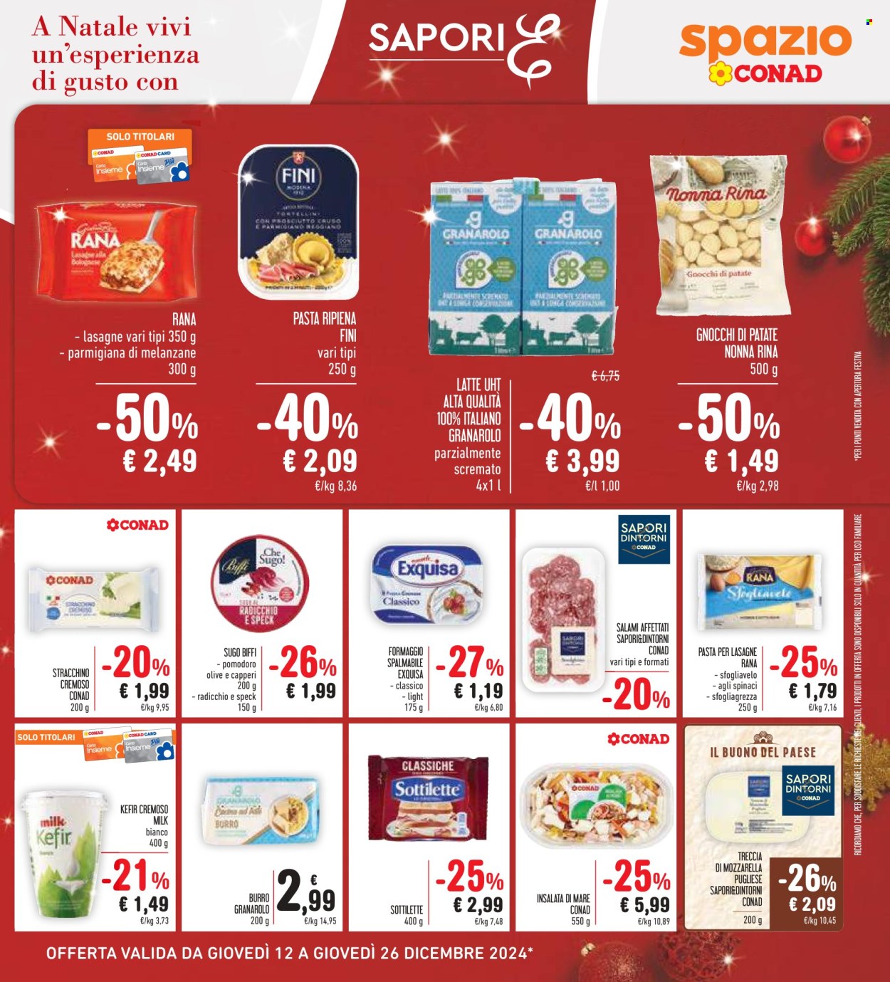 Volantino Spazio Conad - 12/12/2024 - 26/12/2024. Pagina 1