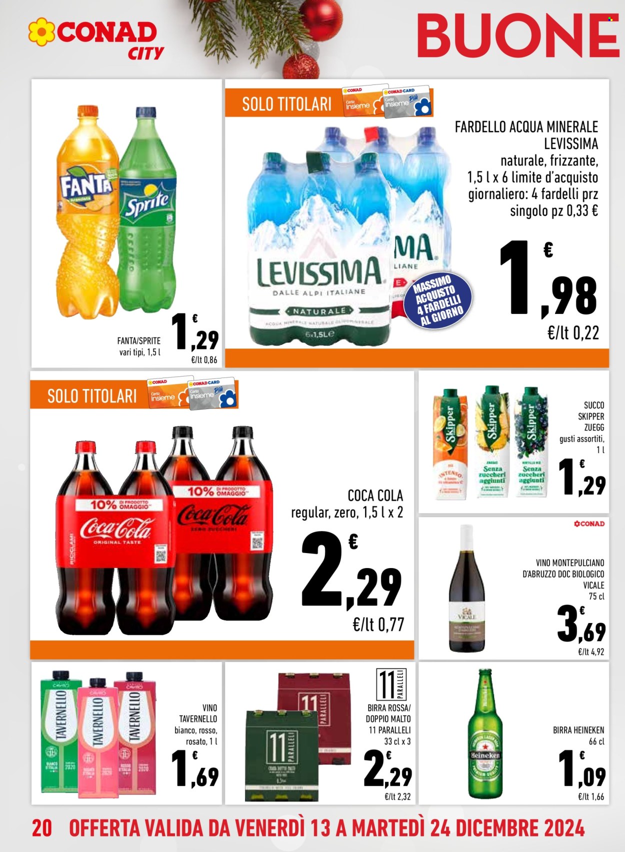 Volantino Conad City - 13/12/2024 - 24/12/2024. Pagina 1