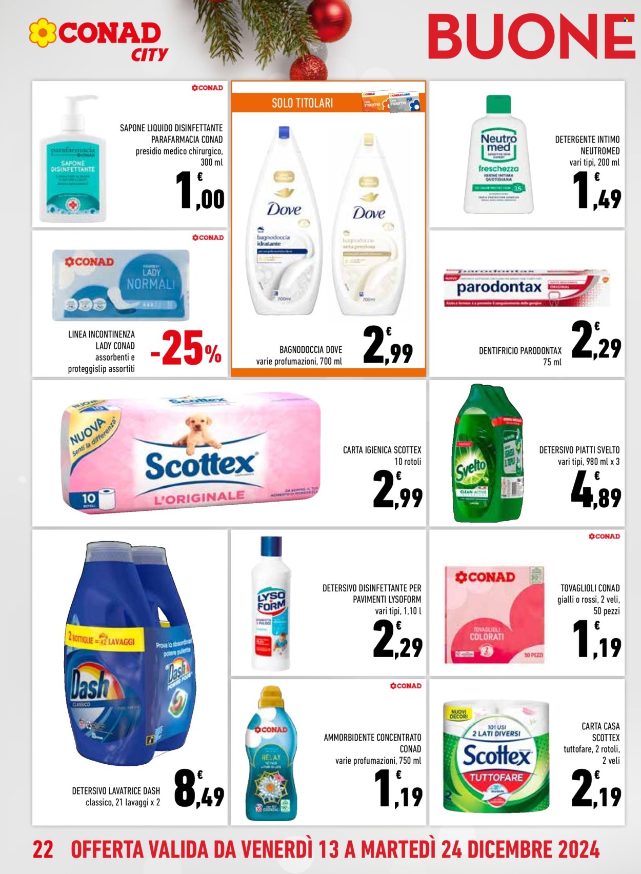 Volantino Conad City - 13/12/2024 - 24/12/2024. Pagina 1