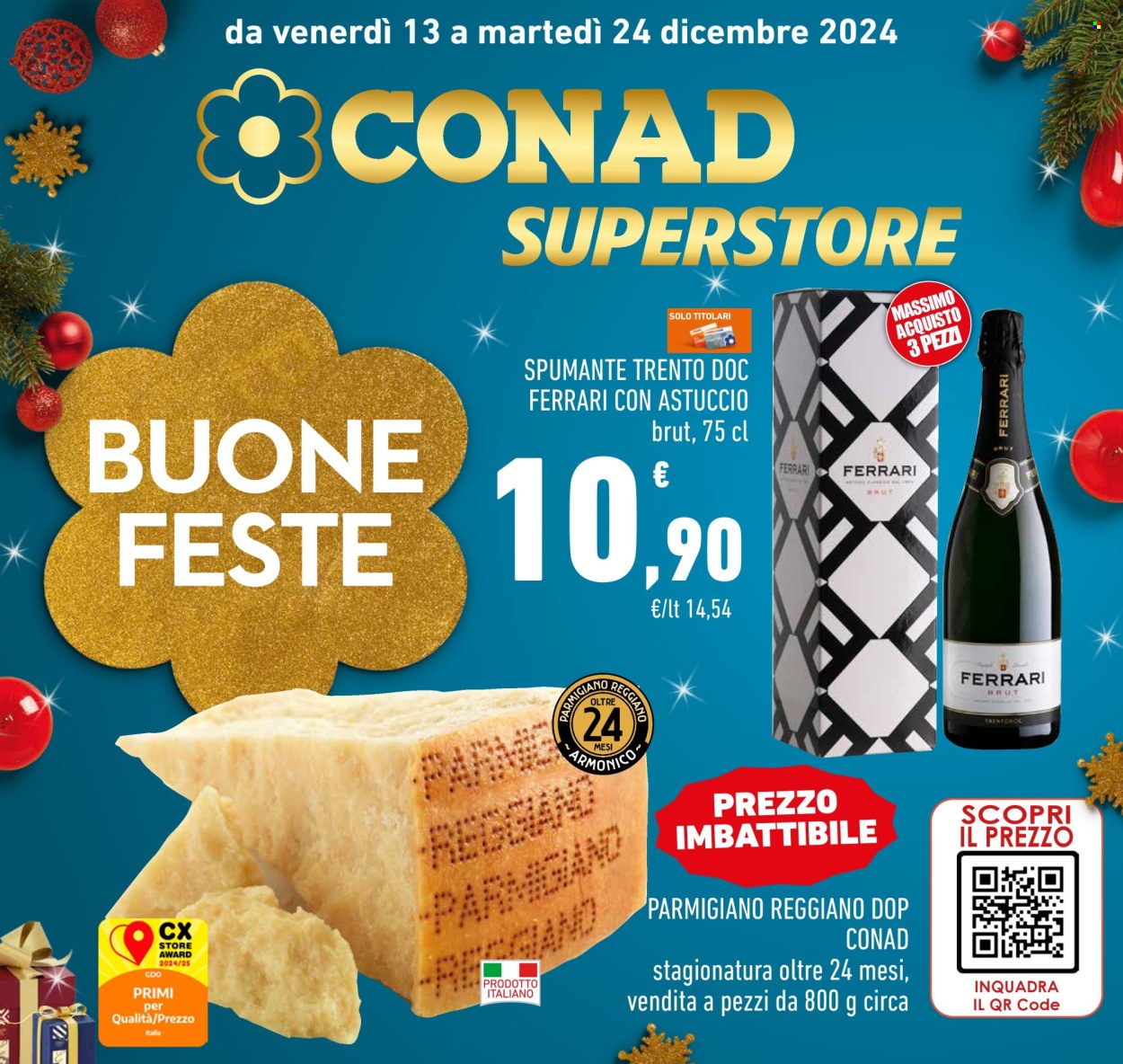 Volantino Conad Superstore - 13/12/2024 - 24/12/2024. Pagina 1