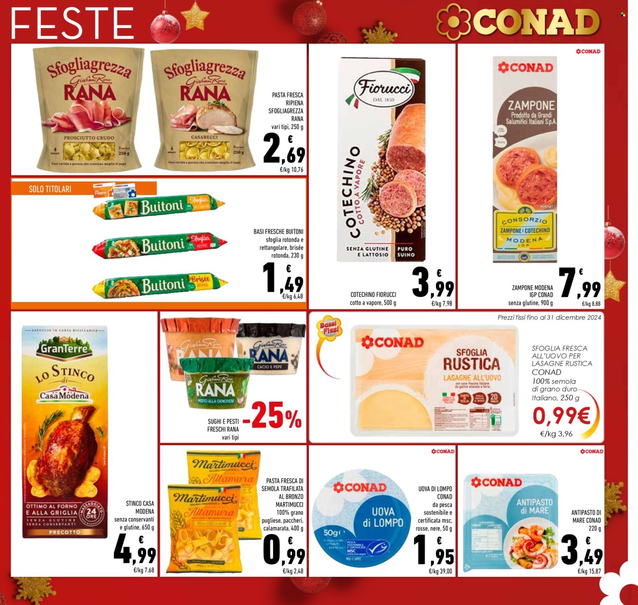 Volantino Conad - 13/12/2024 - 24/12/2024. Pagina 1