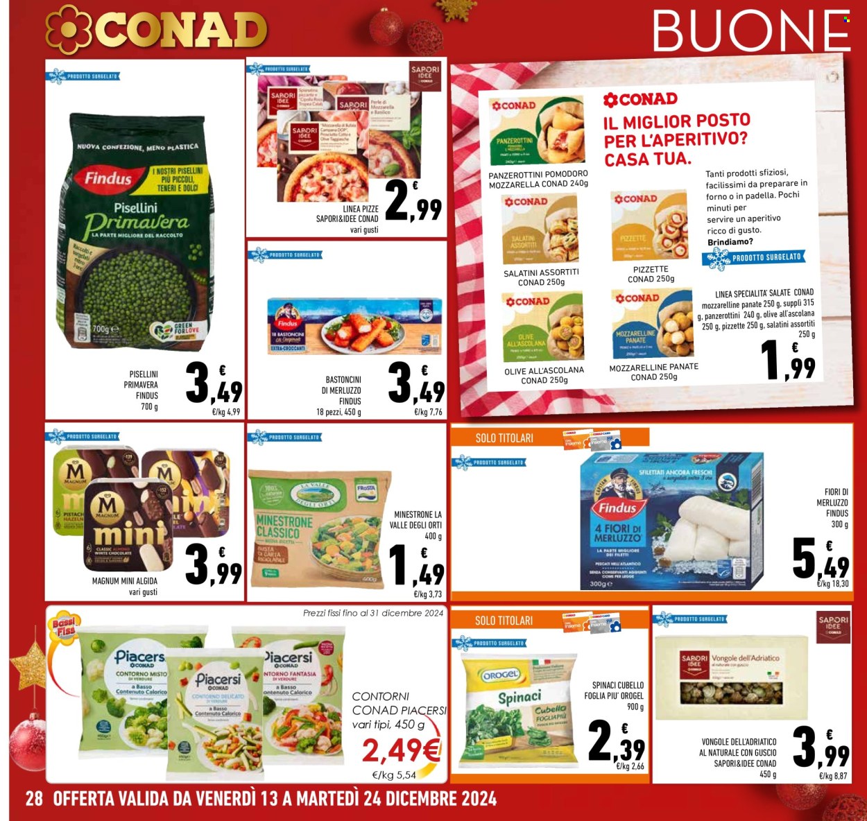 Volantino Conad - 13/12/2024 - 24/12/2024. Pagina 1