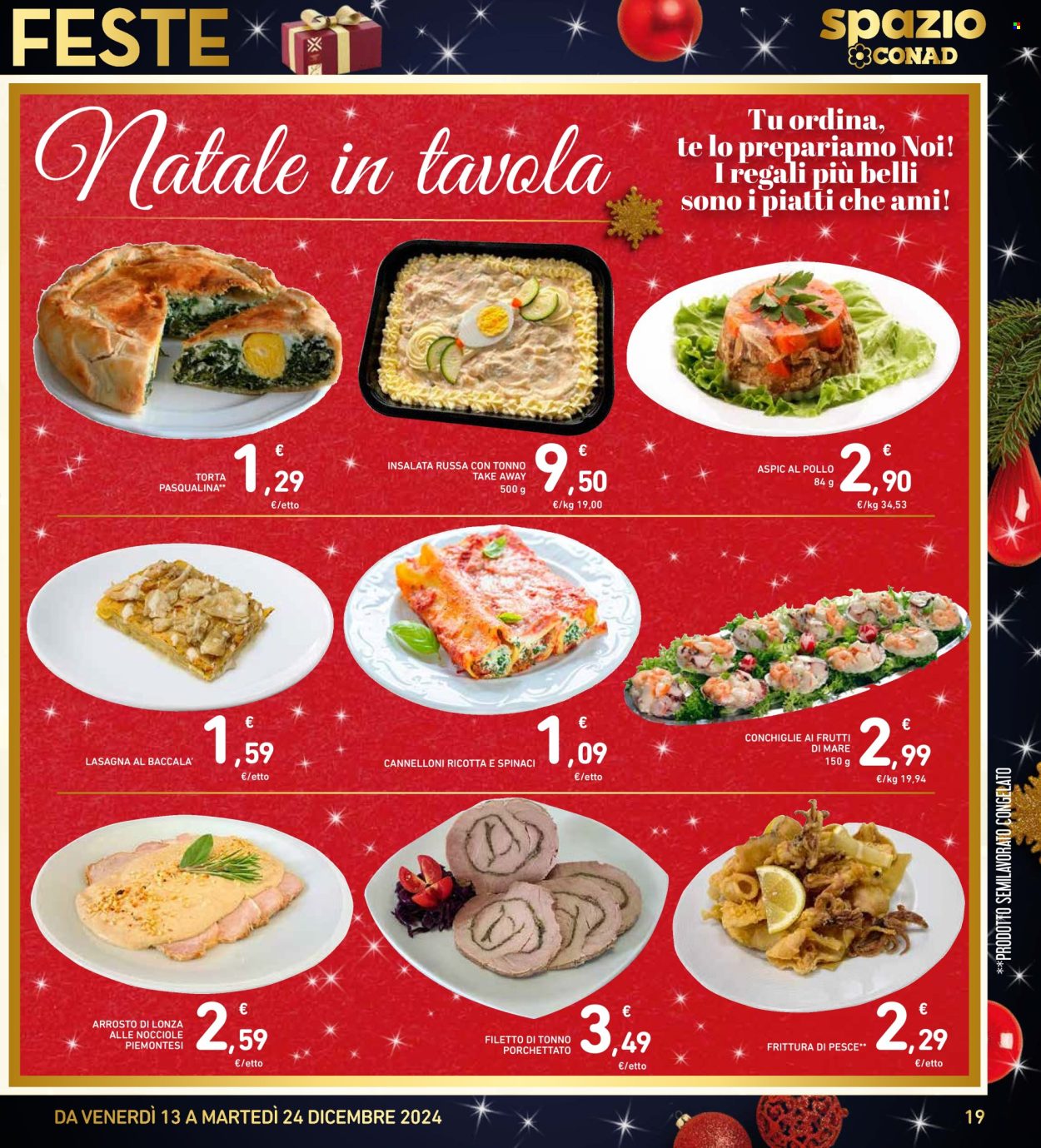 Volantino Spazio Conad - 13/12/2024 - 24/12/2024. Pagina 1