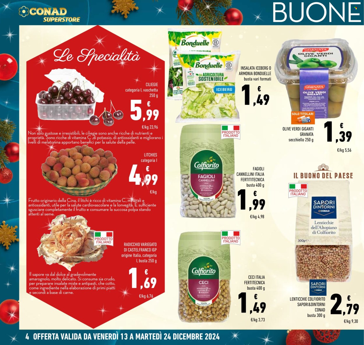 Volantino Conad Superstore - 13/12/2024 - 24/12/2024. Pagina 1