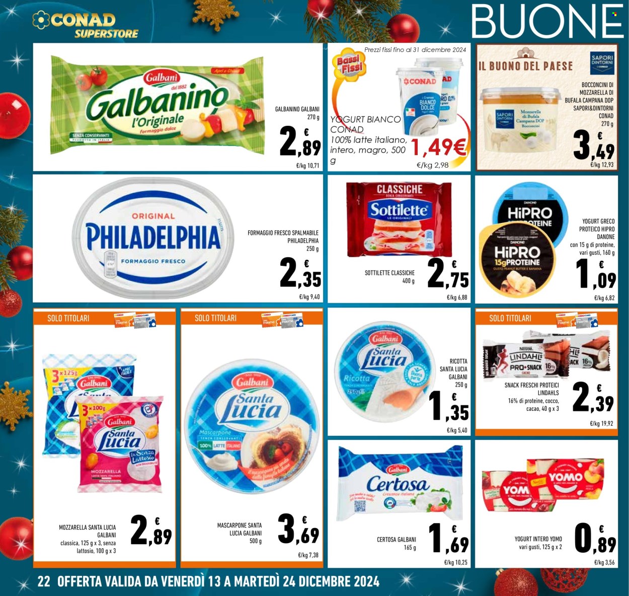 Volantino Conad Superstore - 13/12/2024 - 24/12/2024. Pagina 1