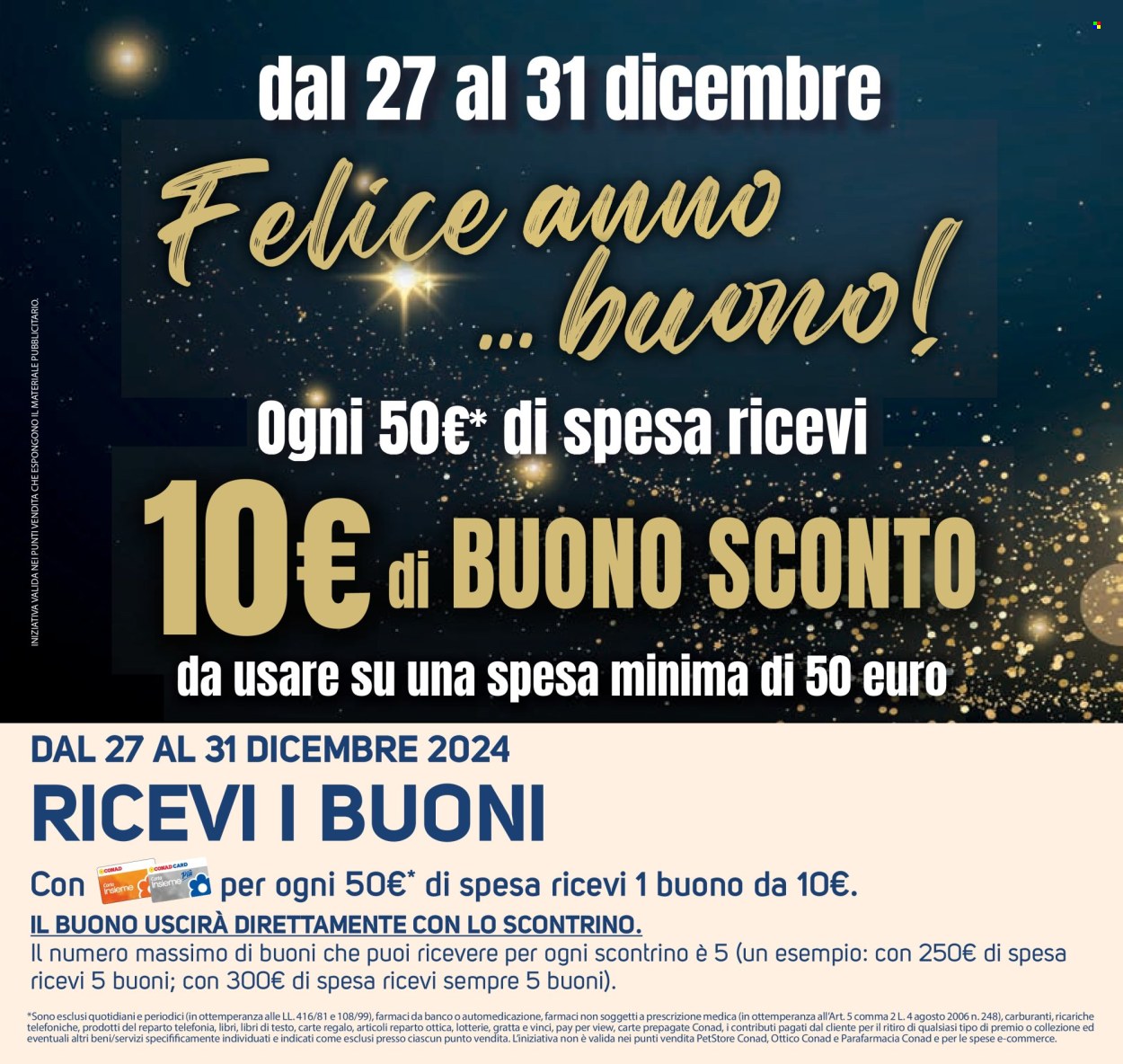 Volantino Conad Superstore - 18/12/2024 - 31/12/2024. Pagina 1