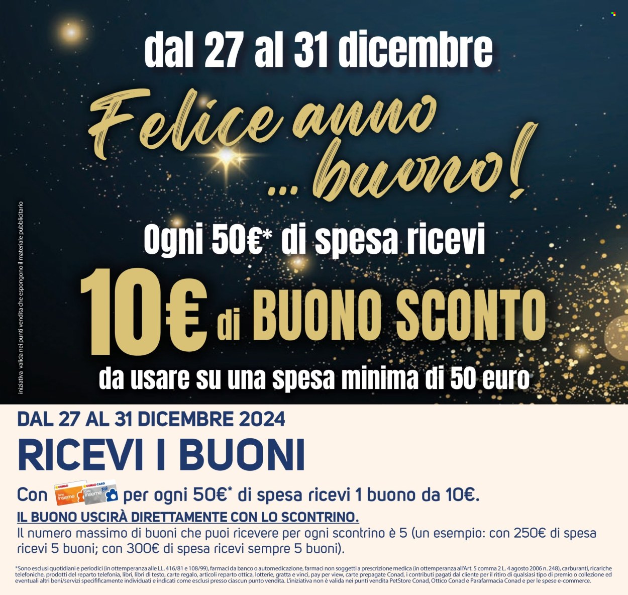 Volantino Conad - 18/12/2024 - 31/12/2024. Pagina 1