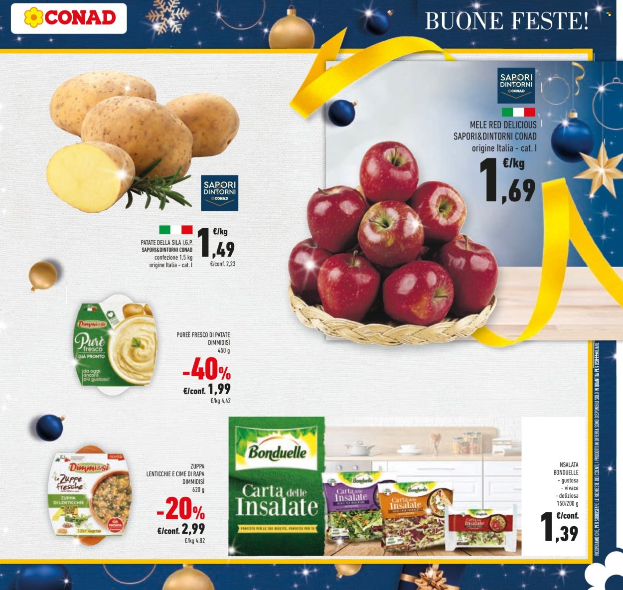 Volantino Conad - 18/12/2024 - 31/12/2024. Pagina 1