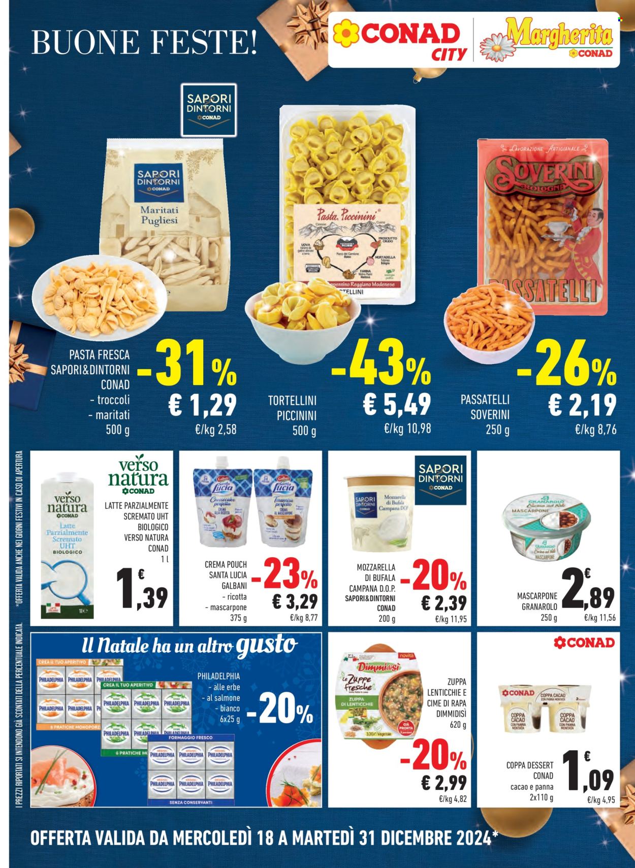 Volantino Conad - 18/12/2024 - 31/12/2024. Pagina 1