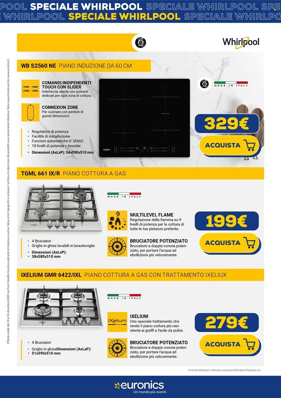 Volantino Euronics - 13/12/2024 - 31/12/2024. Pagina 1