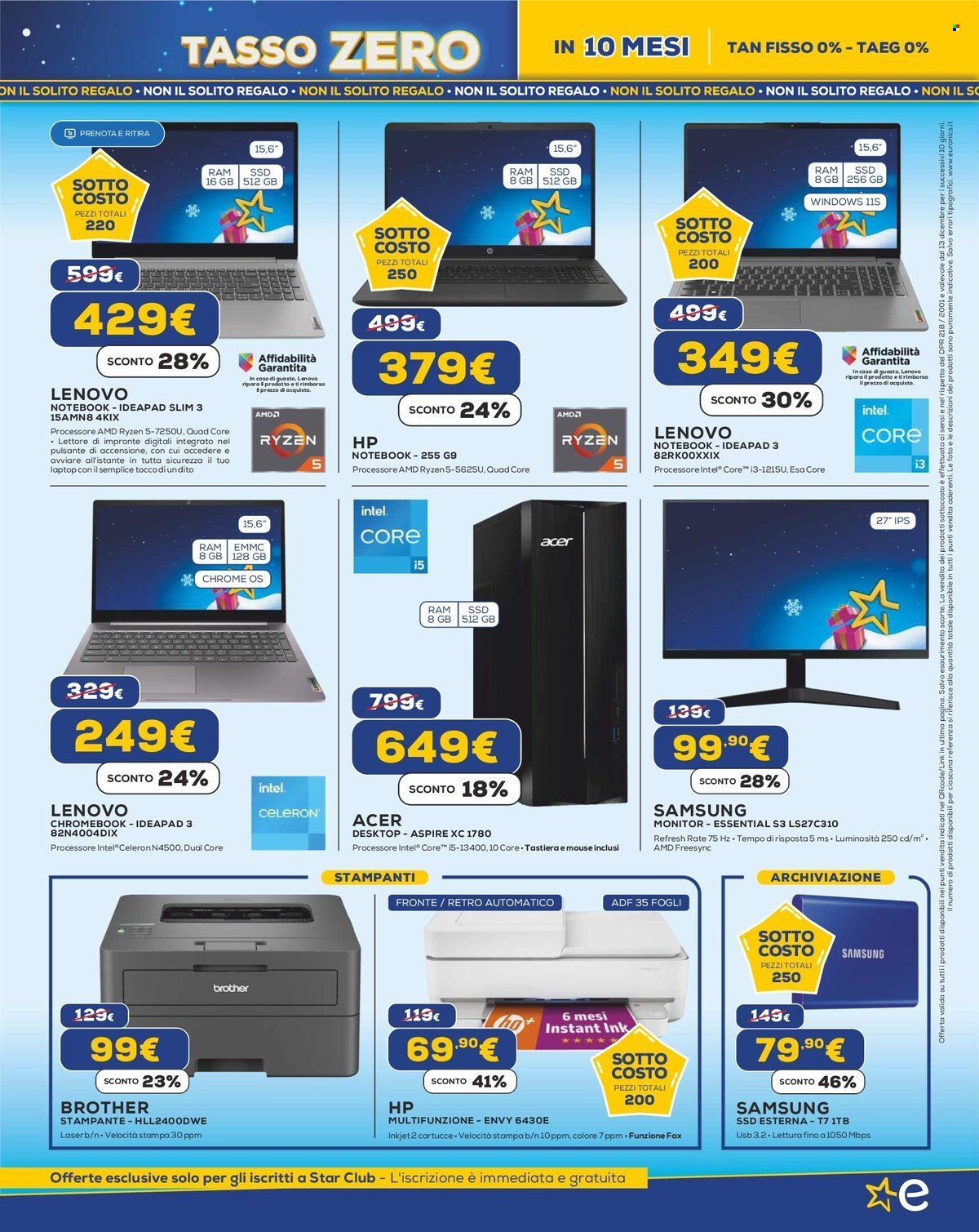 Volantino Euronics - 13/12/2024 - 24/12/2024. Pagina 1