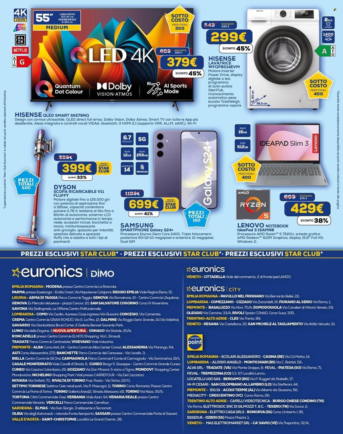 Volantino Euronics - 13/12/2024 - 31/12/2024. Pagina 1