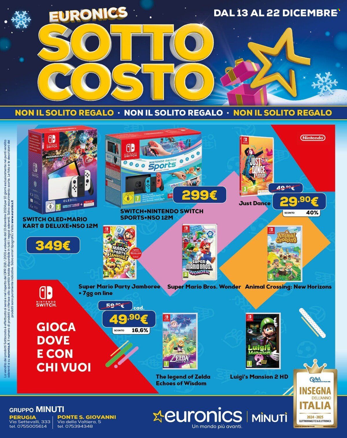 Volantino Euronics - 13/12/2024 - 23/12/2024. Pagina 1