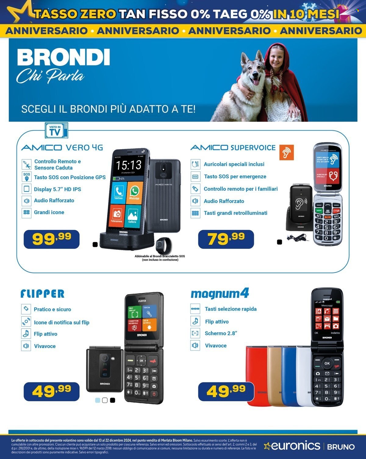 Volantino Euronics - 13/12/2024 - 24/12/2024. Pagina 1