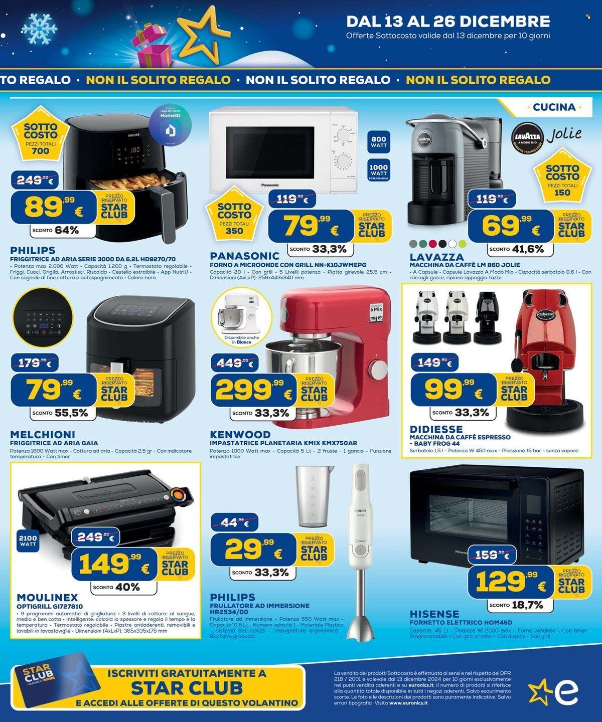 Volantino Euronics - 13/12/2024 - 31/12/2024. Pagina 1