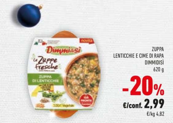 ZUPPA LENTICCHIE E CIME DI RAPA DIMMIDÌSÌ