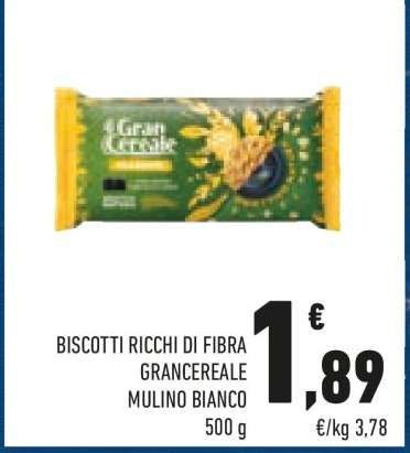 Biscotti Ricchi di Fibra Grancereale Mulino Bianco