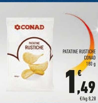 Patatine Rustiche