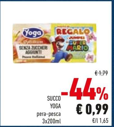 SUCCO YOGA pera-pesca