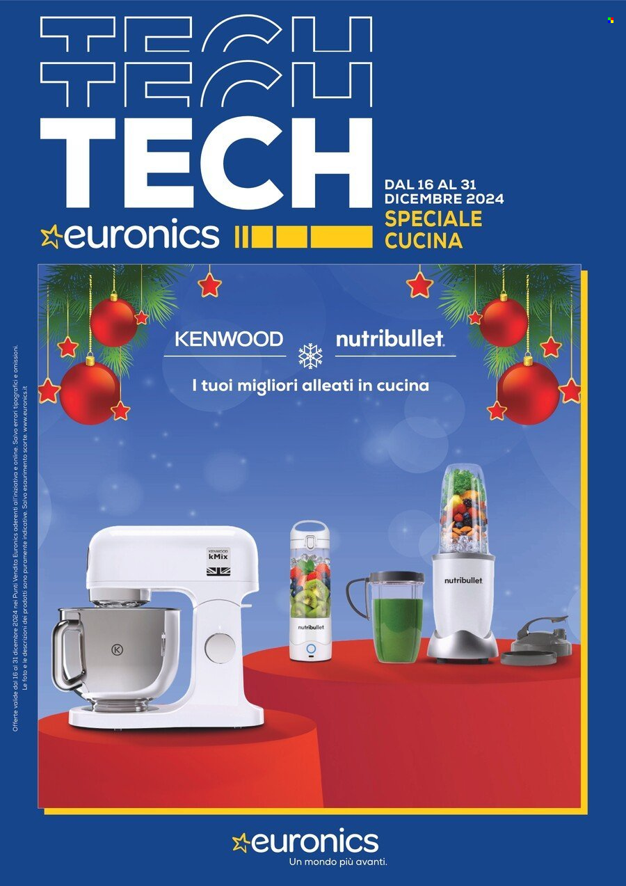 Volantino Euronics - 16/12/2024 - 31/12/2024. Pagina 1