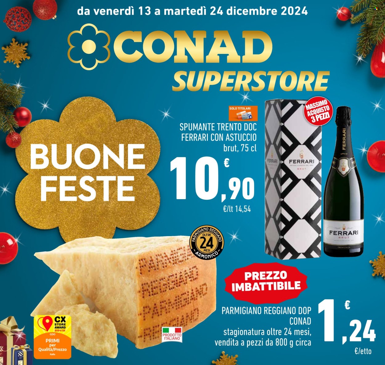 Volantino Conad Superstore - 13/12/2024 - 24/12/2024. Pagina 1