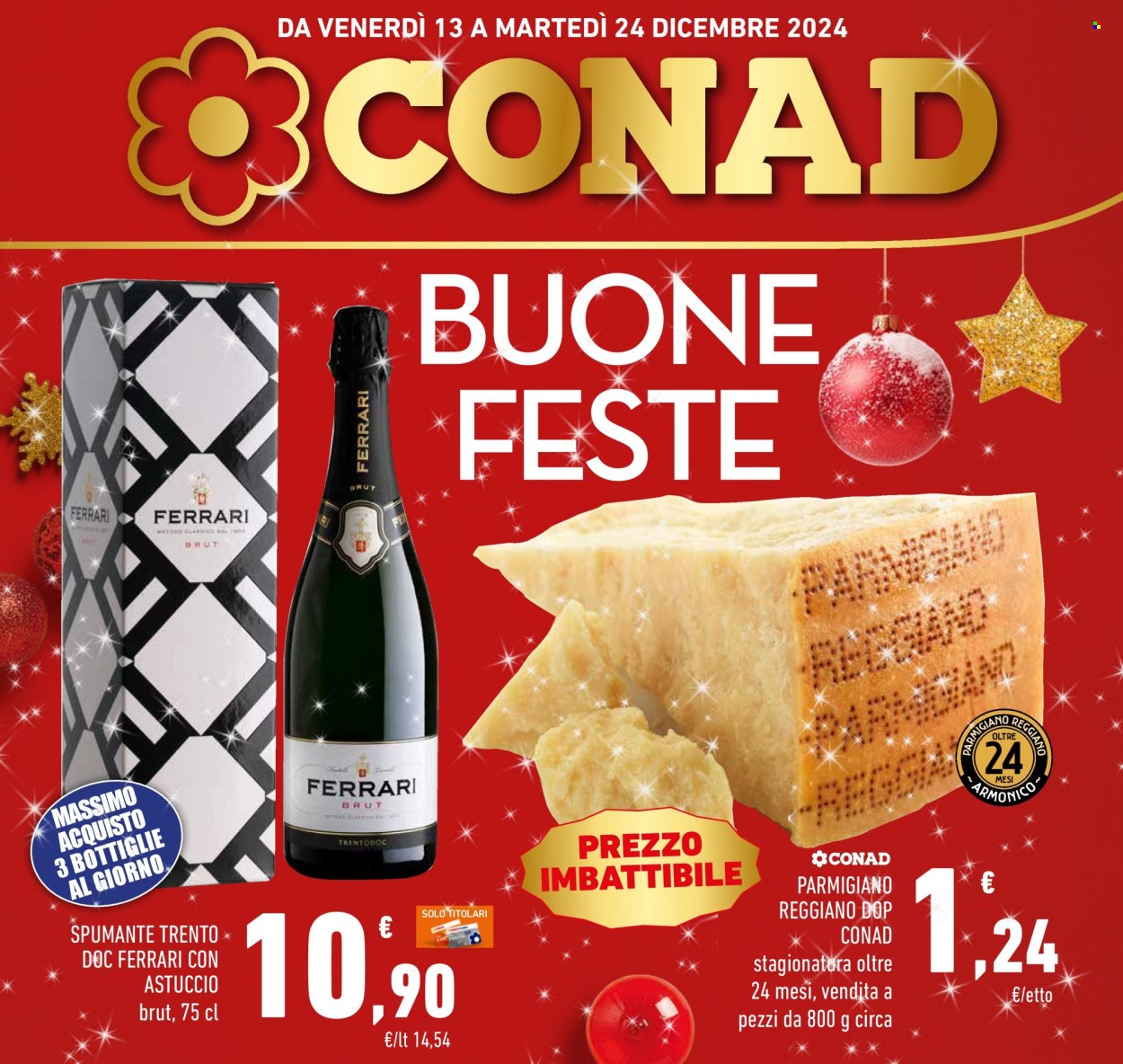 Volantino Conad - 13/12/2024 - 24/12/2024. Pagina 1