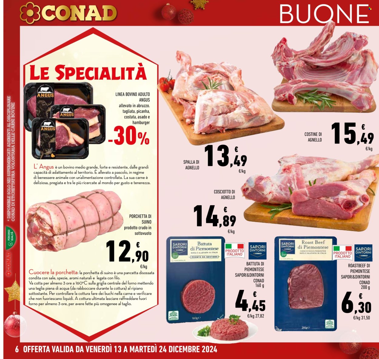 Volantino Conad - 13/12/2024 - 24/12/2024. Pagina 1