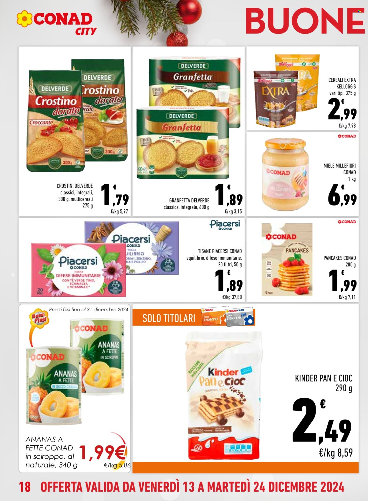 Volantino Conad City - 13/12/2024 - 24/12/2024. Pagina 1