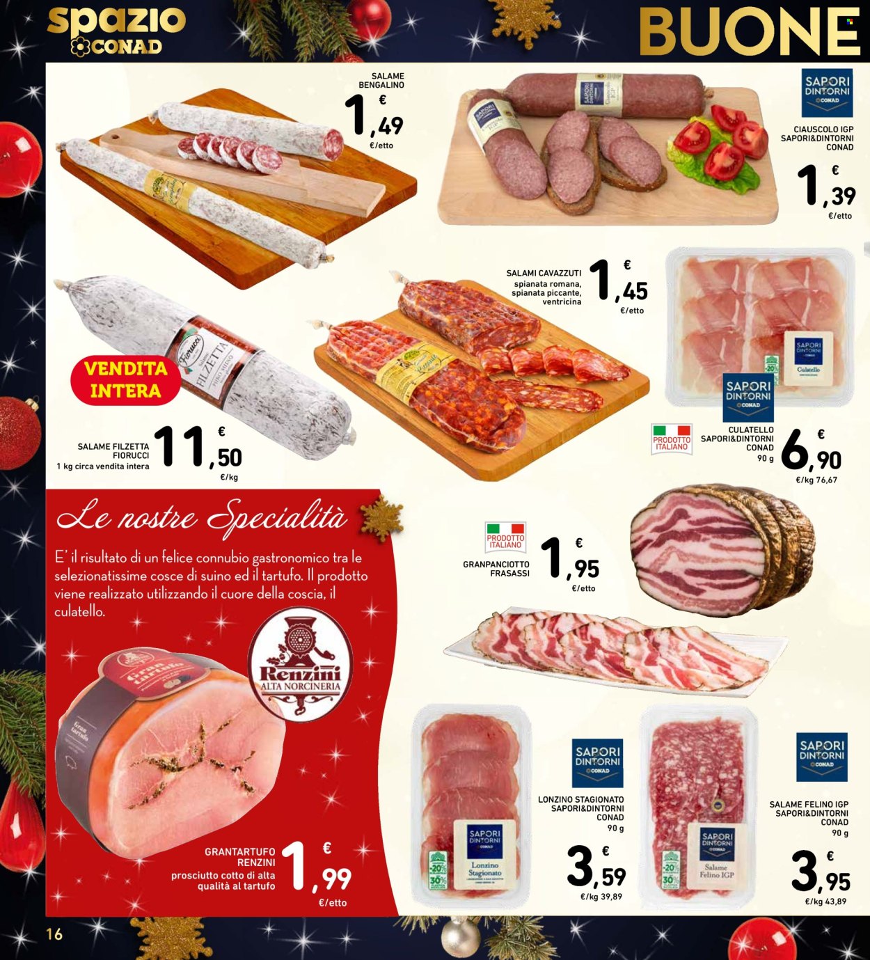 Volantino Spazio Conad - 13/12/2024 - 24/12/2024. Pagina 1