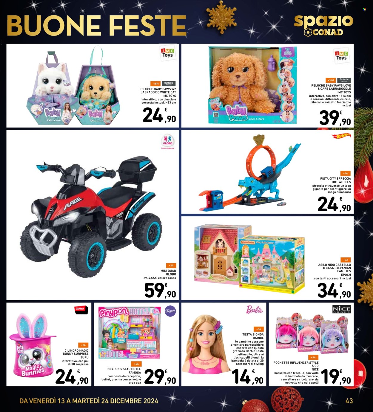 Volantino Spazio Conad - 13/12/2024 - 24/12/2024. Pagina 1