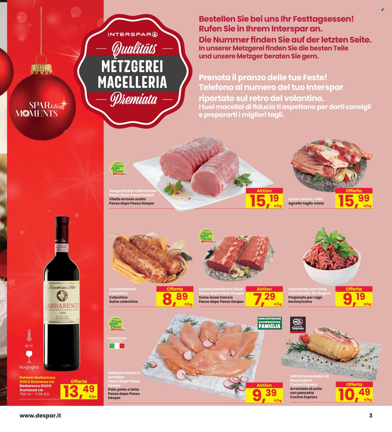 Volantino Interspar - 16/12/2024 - 6/1/2025. Pagina 1